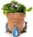 Jardinopia Potty Feet - Beatrix Potter: Peter Rabbit & Mrs Rabbit (Set of 3)