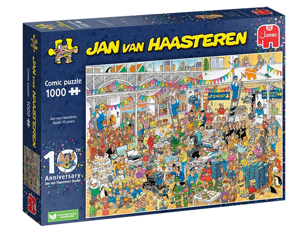 Jan Van Haasteren Puzzle 1000pc - 10th Anniversary JVH Studio