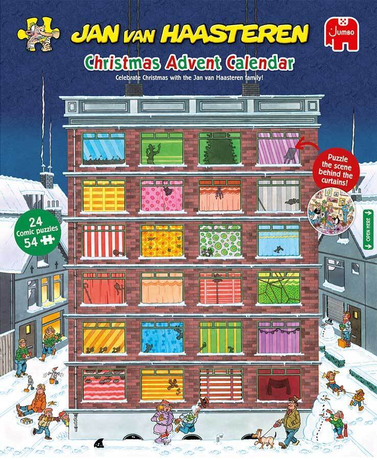 Jan Van Haasteren Christmas Advent Calendar - 24 x 54pc Puzzles