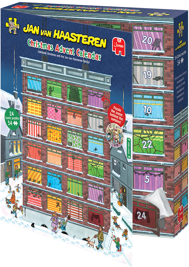 Jan Van Haasteren Christmas Advent Calendar - 24 x 54pc Puzzles