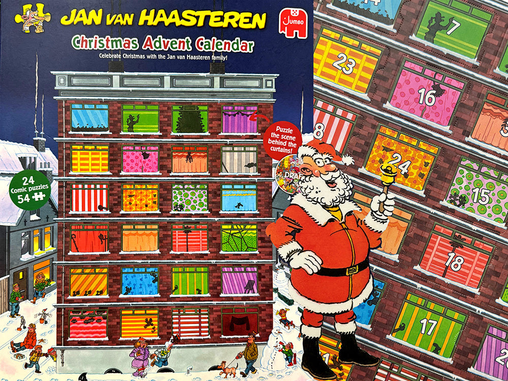 Jan Van Haasteren Christmas Advent Calendar - 24 x 54pc Puzzles