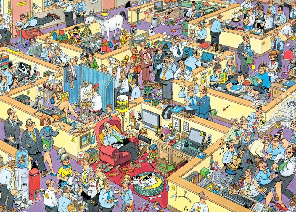 Jan Van Haasteren Puzzle 1000pc - The Office