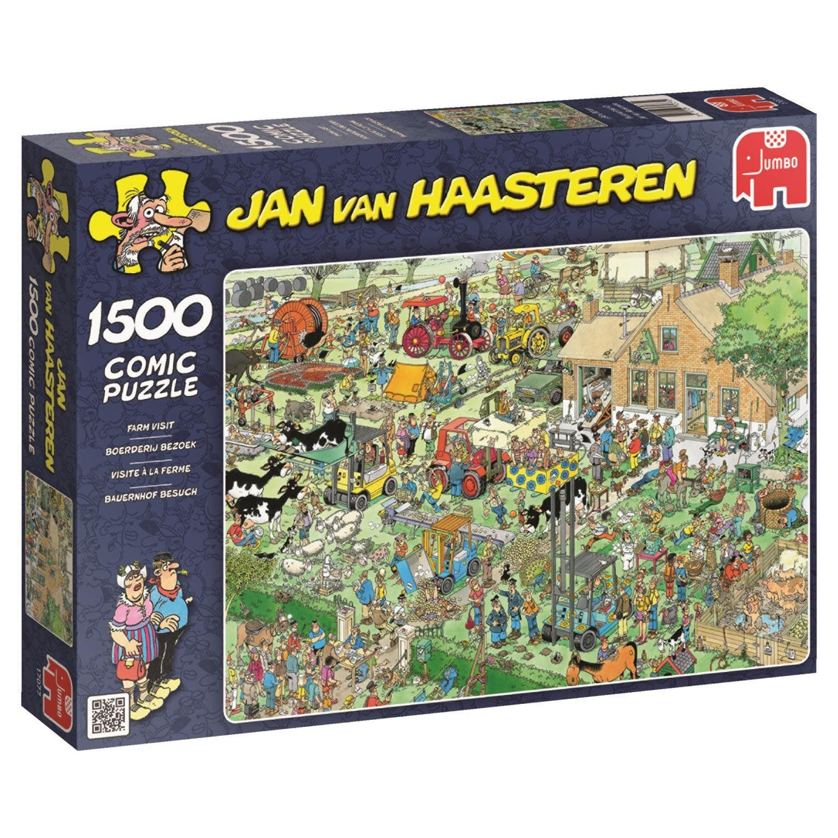 Jan Van Haasteren Puzzle 1500pc - Farm Visit