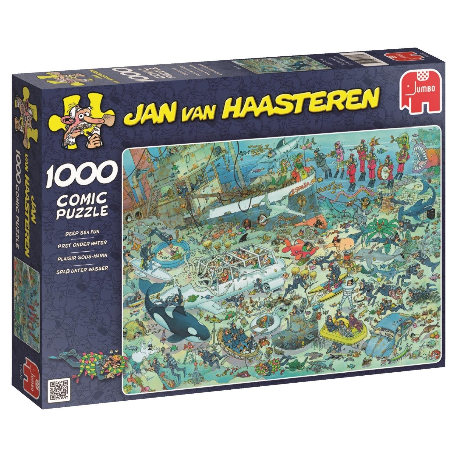 Jan Van Haasteren Puzzle 1000pc - Deep Sea Fun