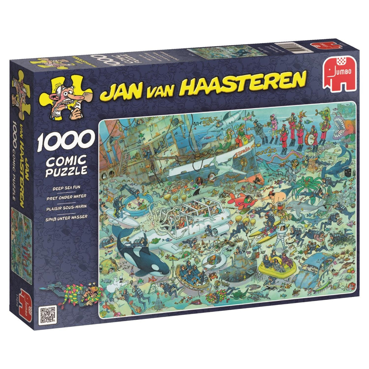Jan Van Haasteren Puzzle 1000pc - Deep Sea Fun