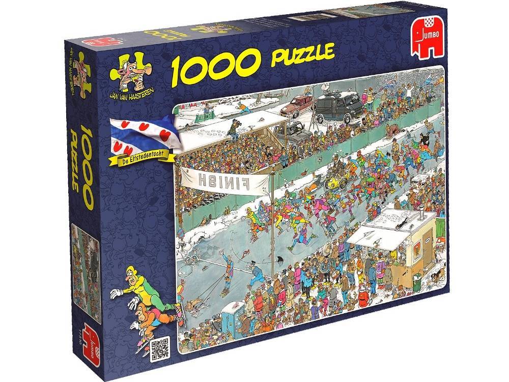 Jan Van Haasteren Puzzle 1000pc - Eleven City Ice Tour