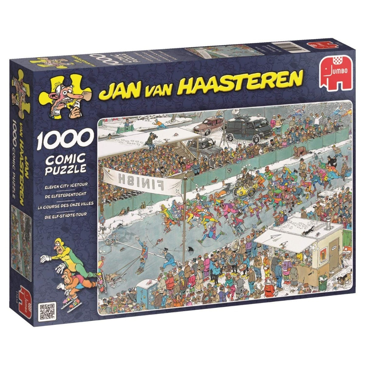 Jan Van Haasteren Puzzle 1000pc - Eleven City Ice Tour