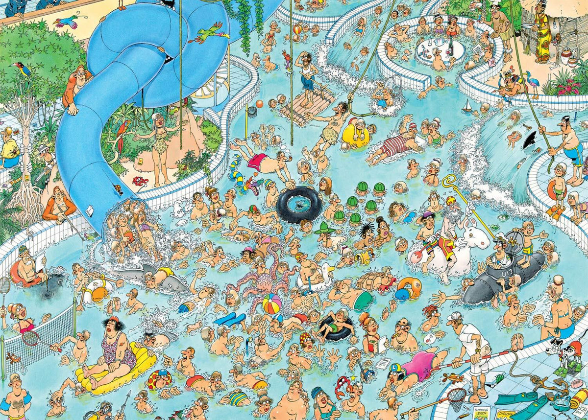 Jan Van Haasteren Puzzle 1500pc - Wacky Water World