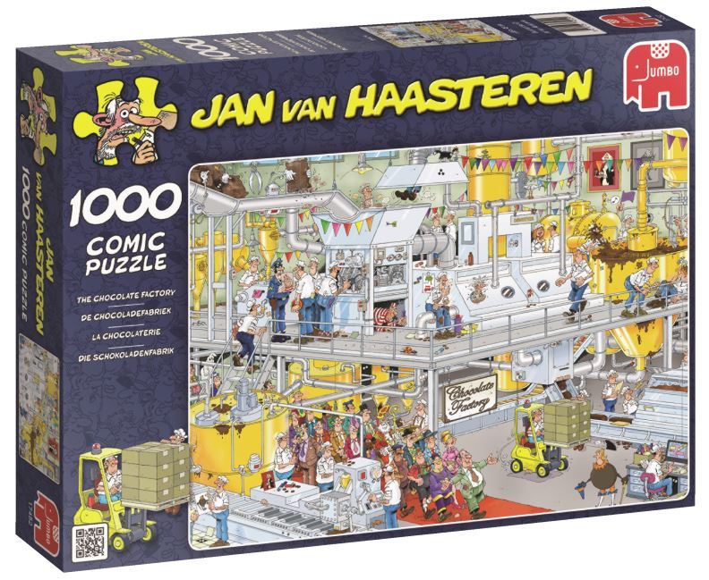 Jan Van Haasteren Puzzle 1000pc - The Chocolate Factory