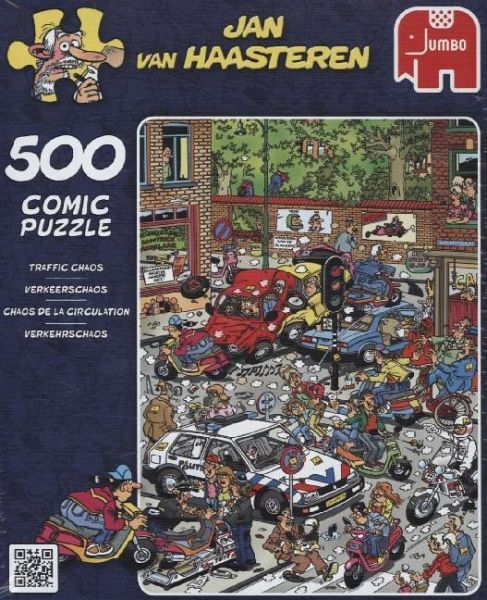 Jan Van Haasteren Puzzle 500pc - Traffic Chaos