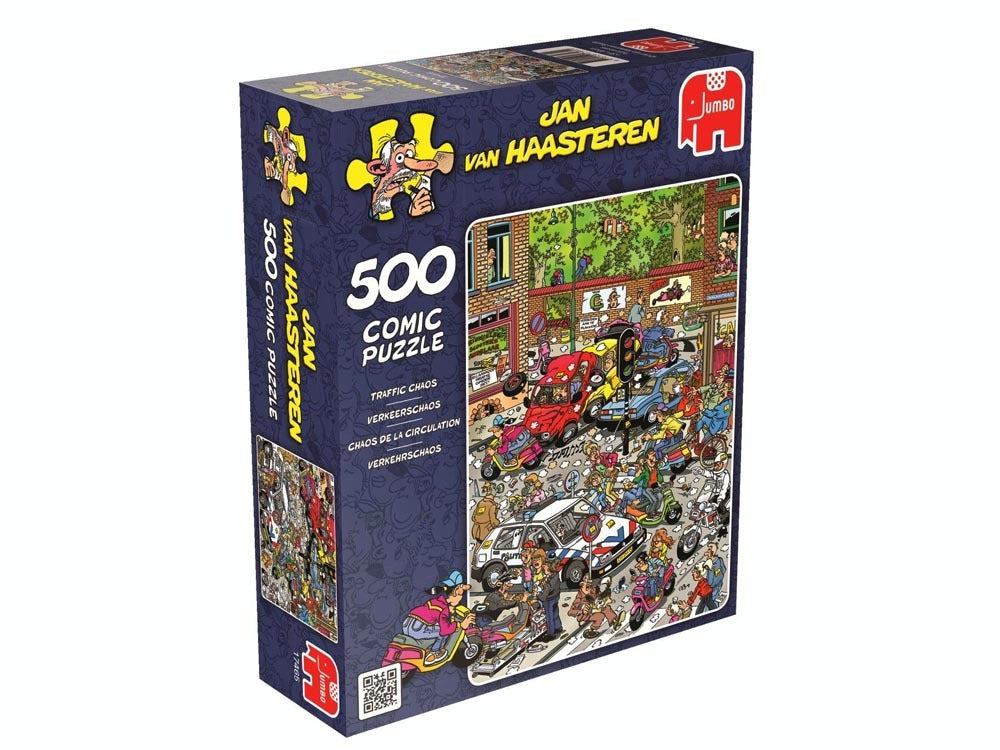 Jan Van Haasteren Puzzle 500pc - Traffic Chaos