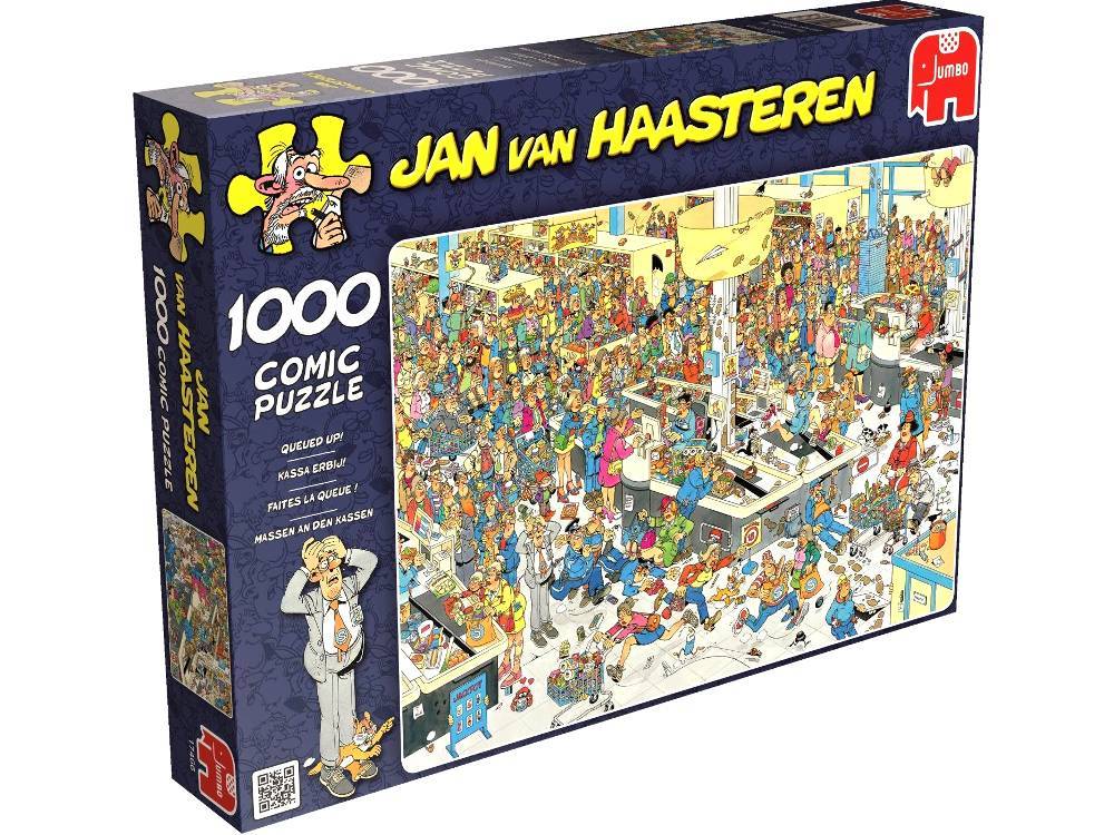 Jan Van Haasteren Puzzle 1000pc - Queued Up!