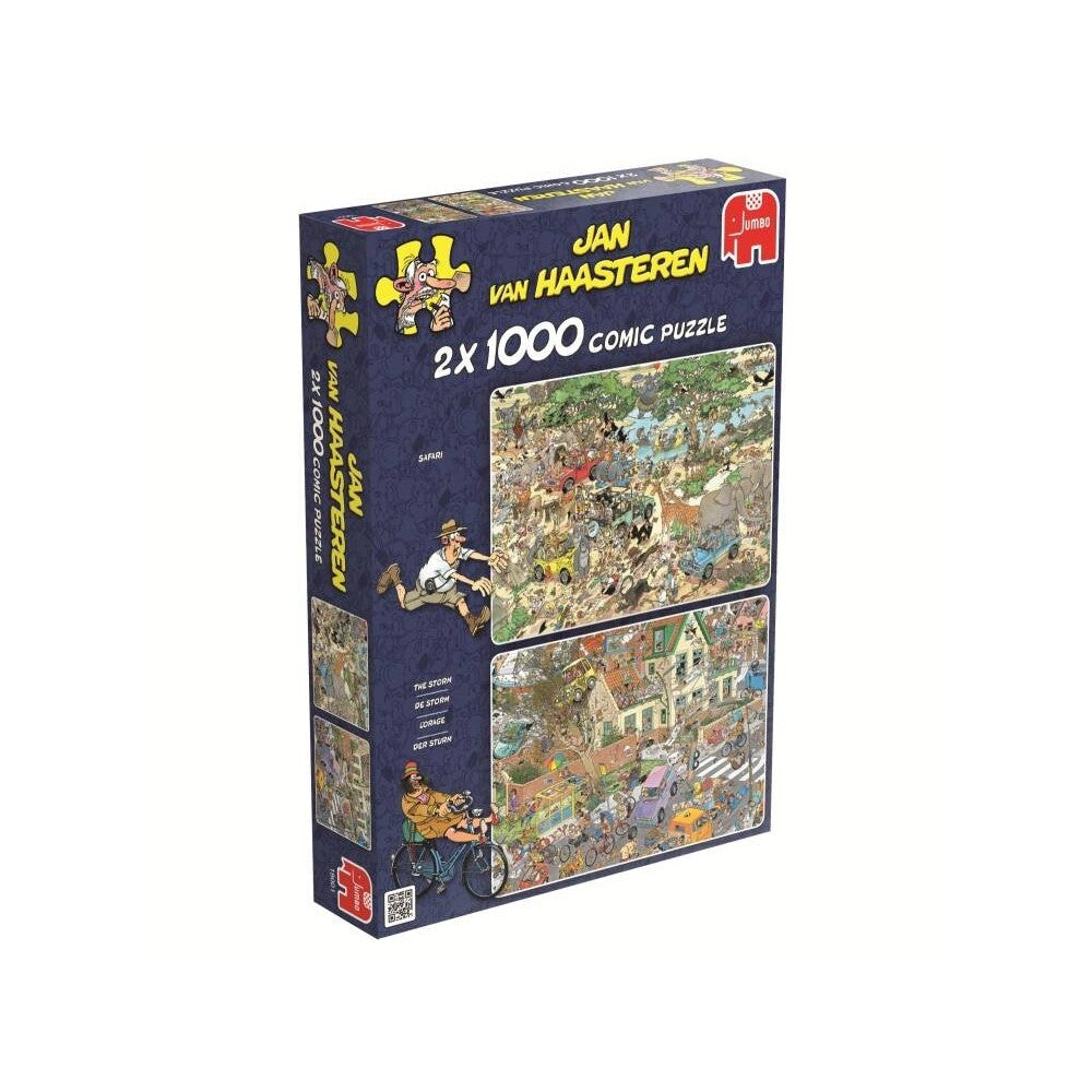 Jan Van Haasteren Puzzle 2x 1000pc - Safari/ Storm