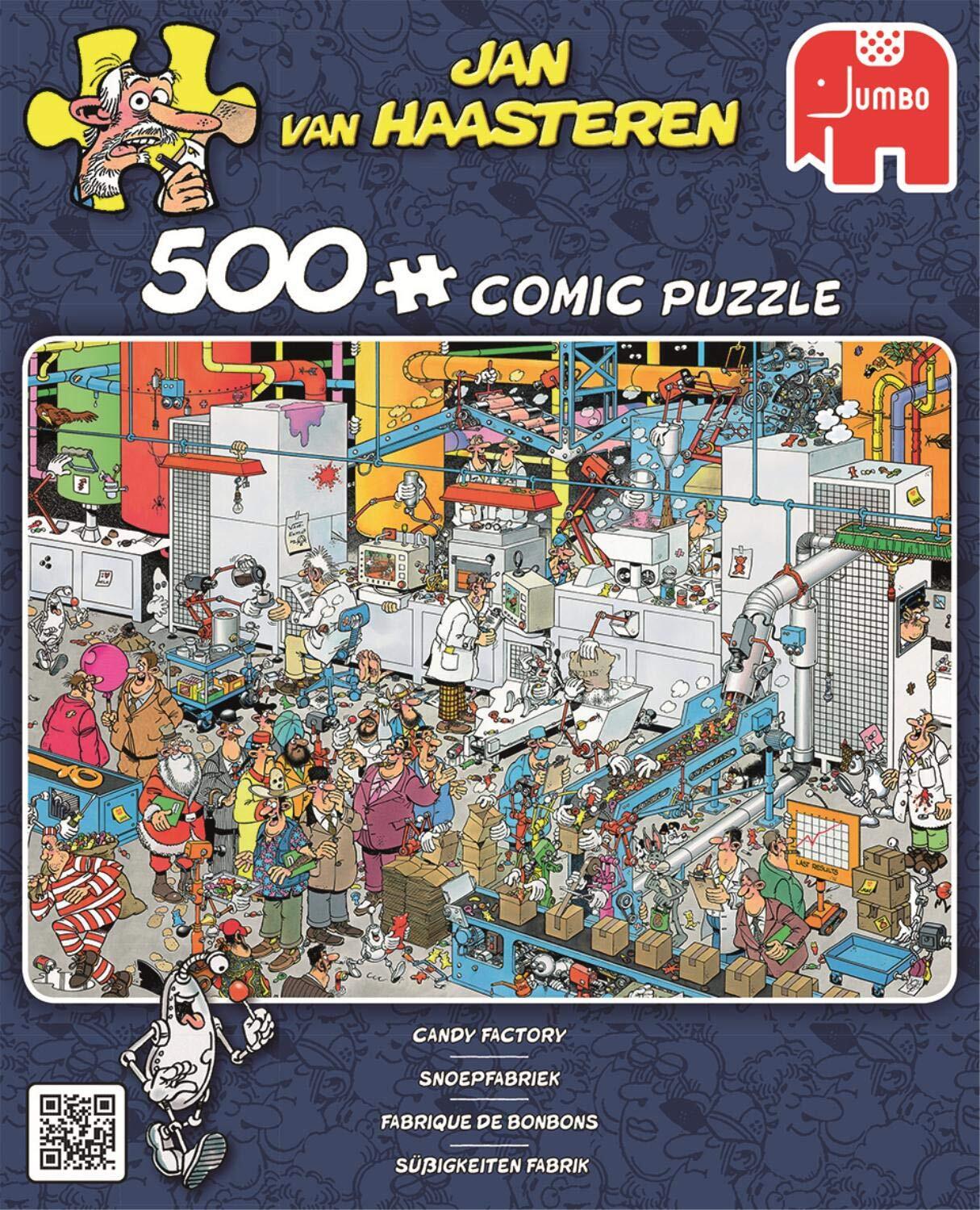 Jan Van Haasteren Puzzle 500pc - Candy Factory