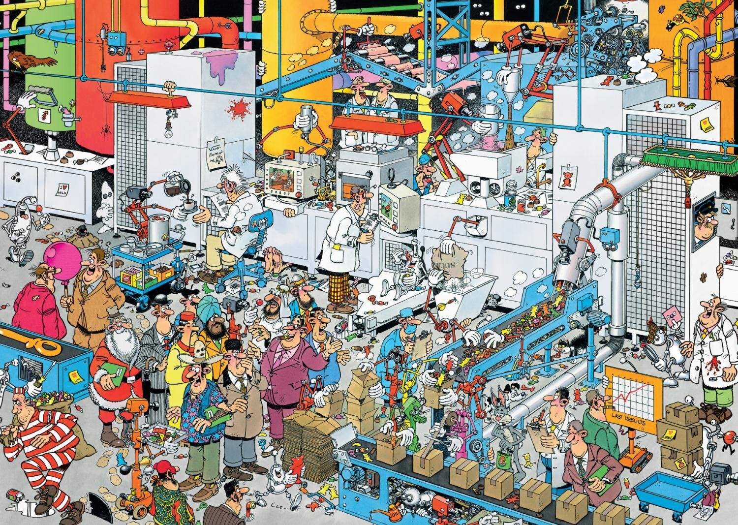 Jan Van Haasteren Puzzle 500pc - Candy Factory