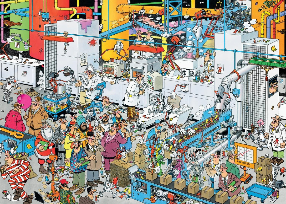 Jan Van Haasteren Puzzle 500pc - Candy Factory