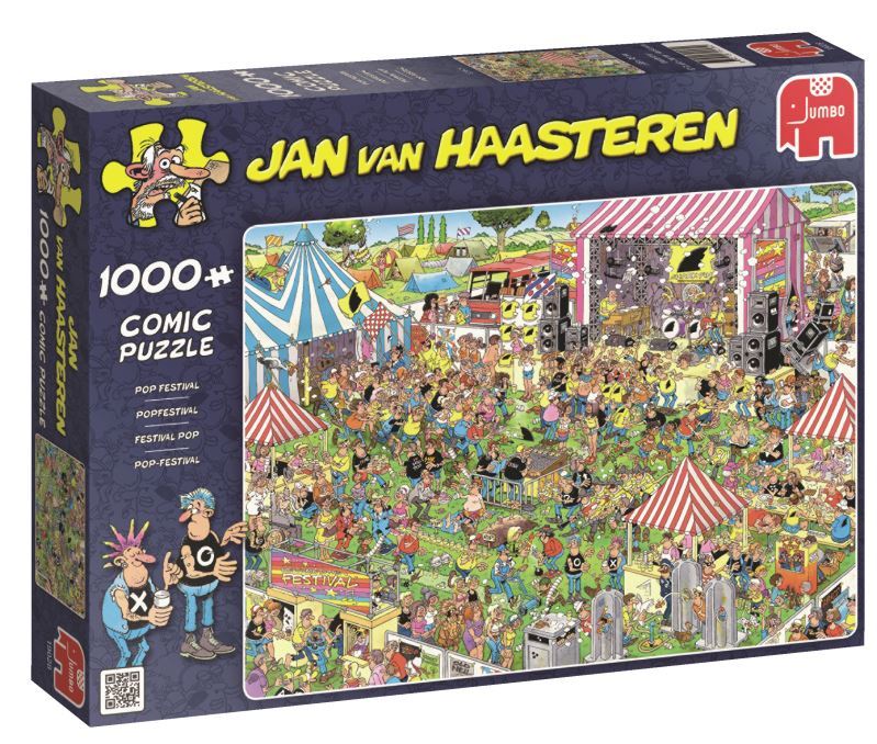 Jan Van Haasteren Puzzle 1000pc - Pop Festival