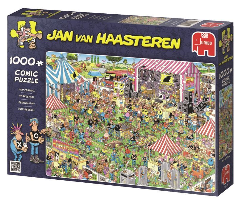 Jan Van Haasteren Puzzle 1000pc - Pop Festival