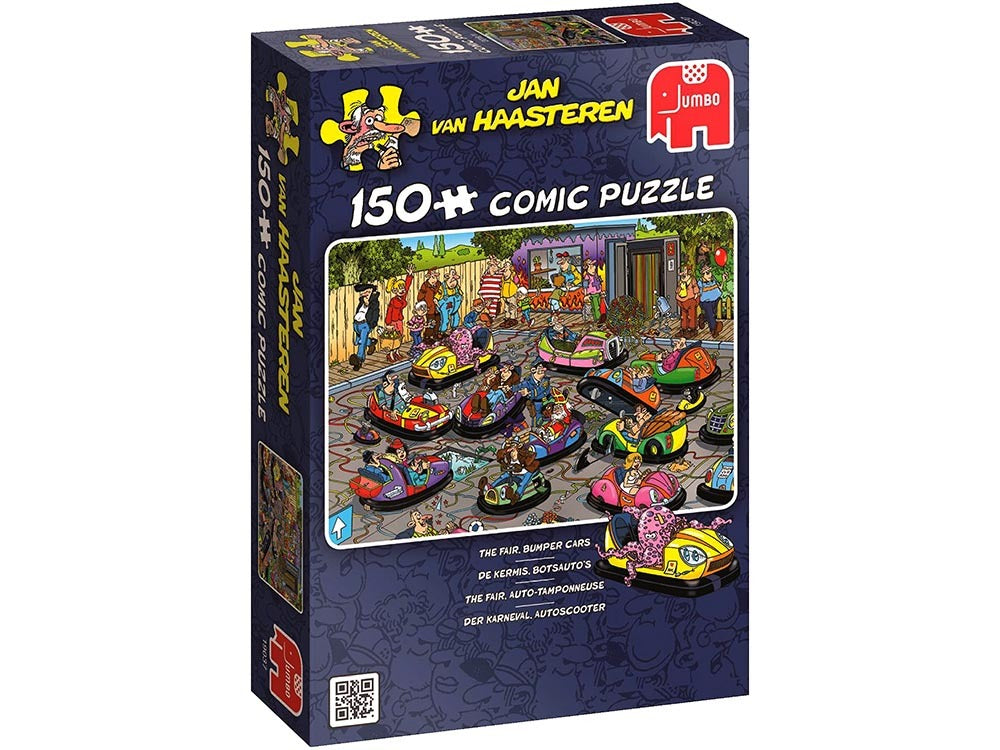 Jan Van Haasteren Puzzle 150pc - Bumper Cars
