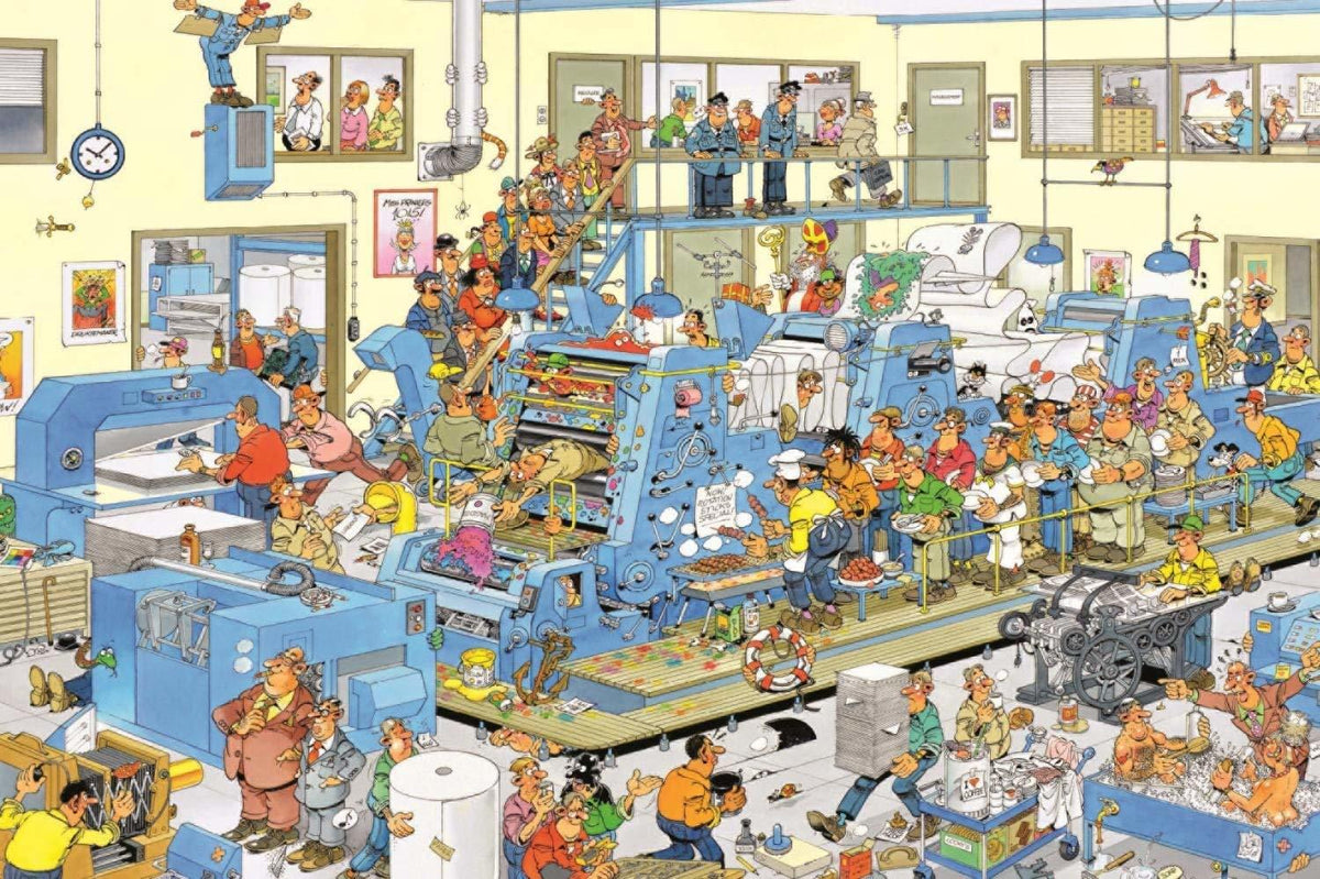 Jan Van Haasteren Puzzle 1500pc - The Printing Office