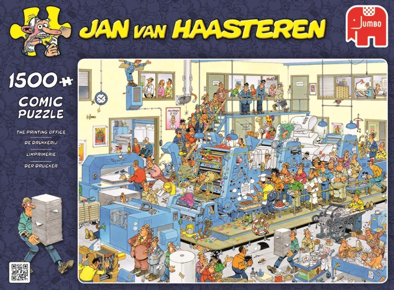 Jan Van Haasteren Puzzle 1500pc - The Printing Office
