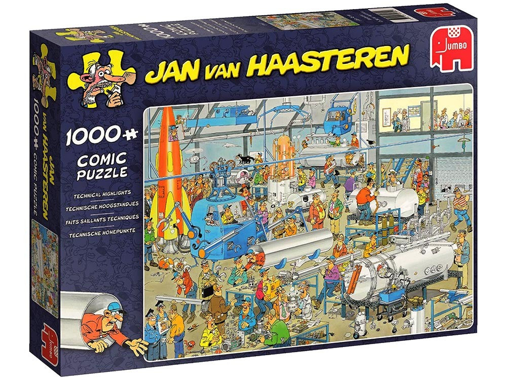 Jan Van Haasteren Puzzle 1000pc - Technical Highlights