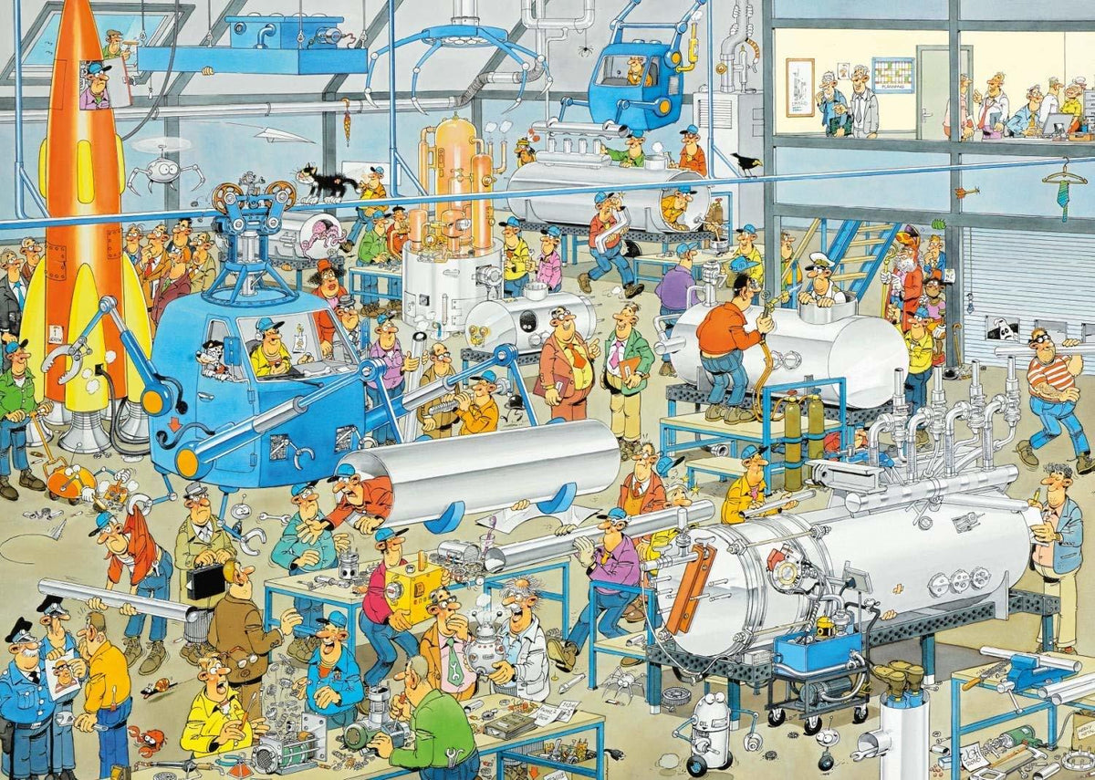 Jan Van Haasteren Puzzle 1000pc - Technical Highlights