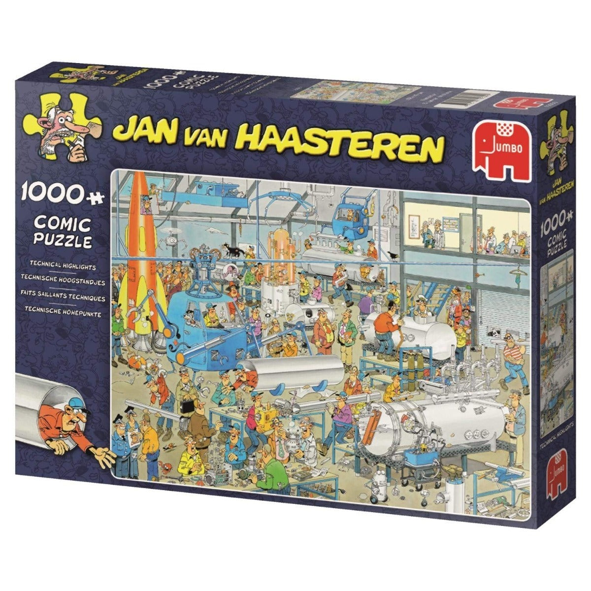 Jan Van Haasteren Puzzle 1000pc - Technical Highlights