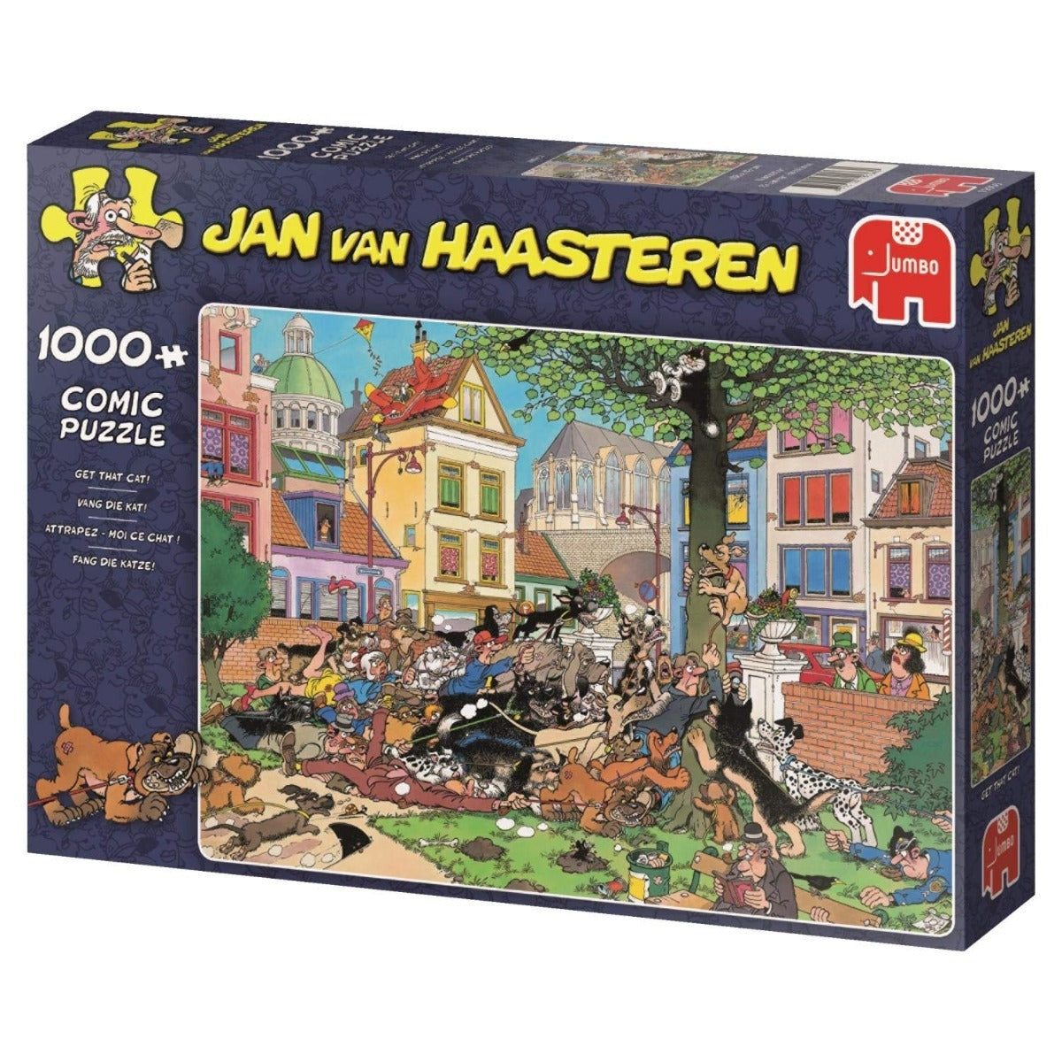 Jan Van Haasteren Puzzle 1000pc - Get The Cat!