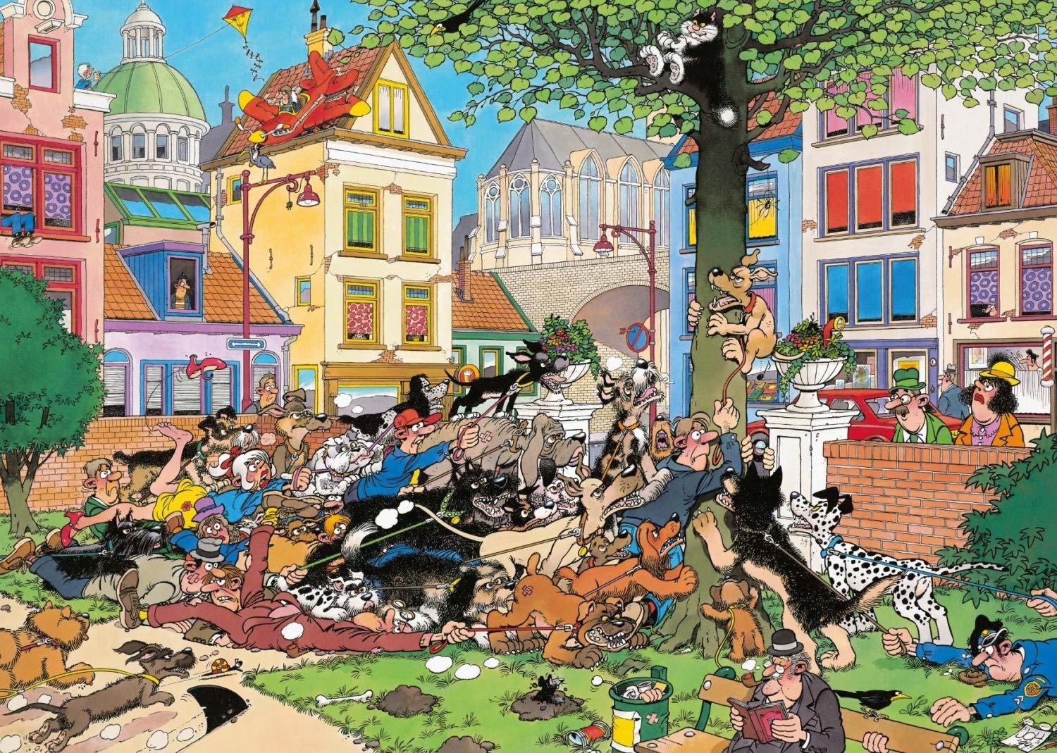 Jan Van Haasteren Puzzle 1000pc - Get The Cat!