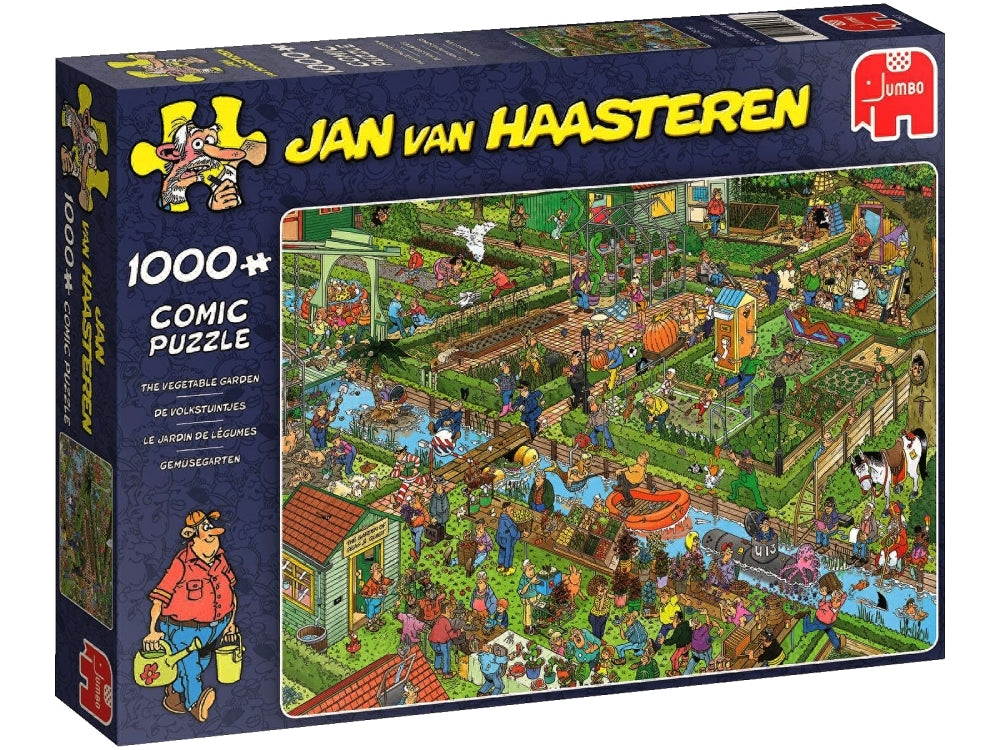 Jan Van Haasteren Puzzle 1000pc - The Vegetable Garden