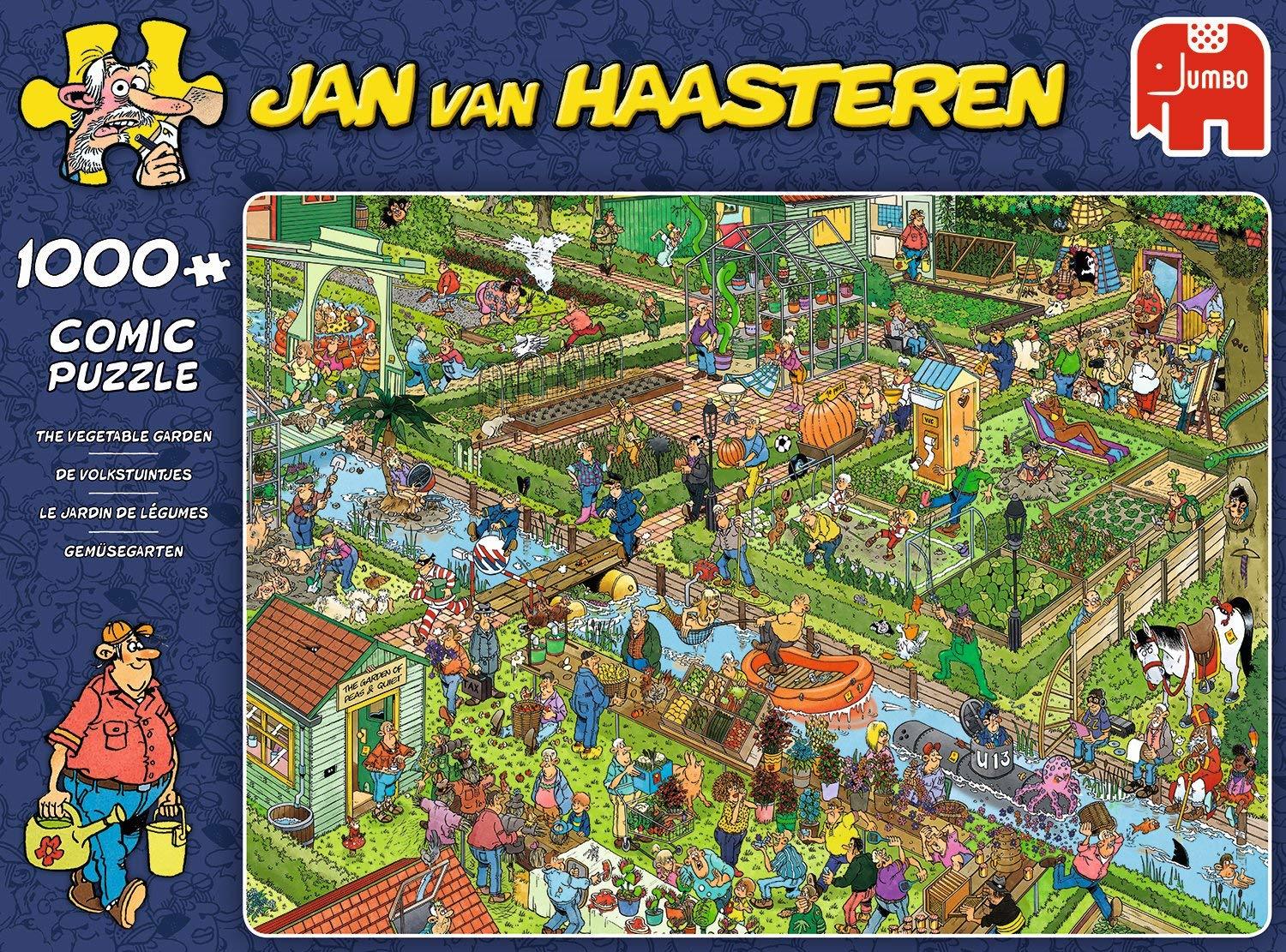 Jan Van Haasteren Puzzle 1000pc - The Vegetable Garden