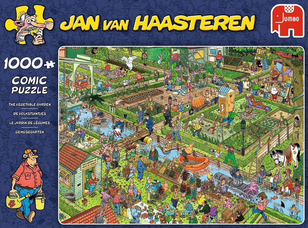 Jan Van Haasteren Puzzle 1000pc - The Vegetable Garden