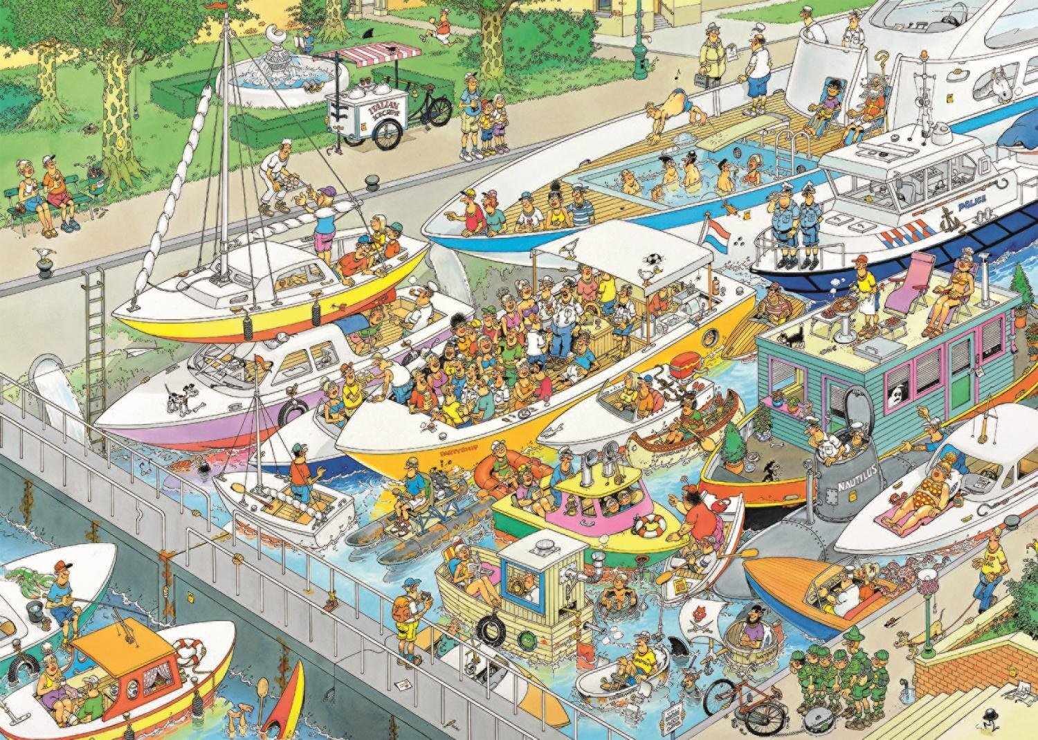 Jan Van Haasteren Puzzle 1000pc - The Locks