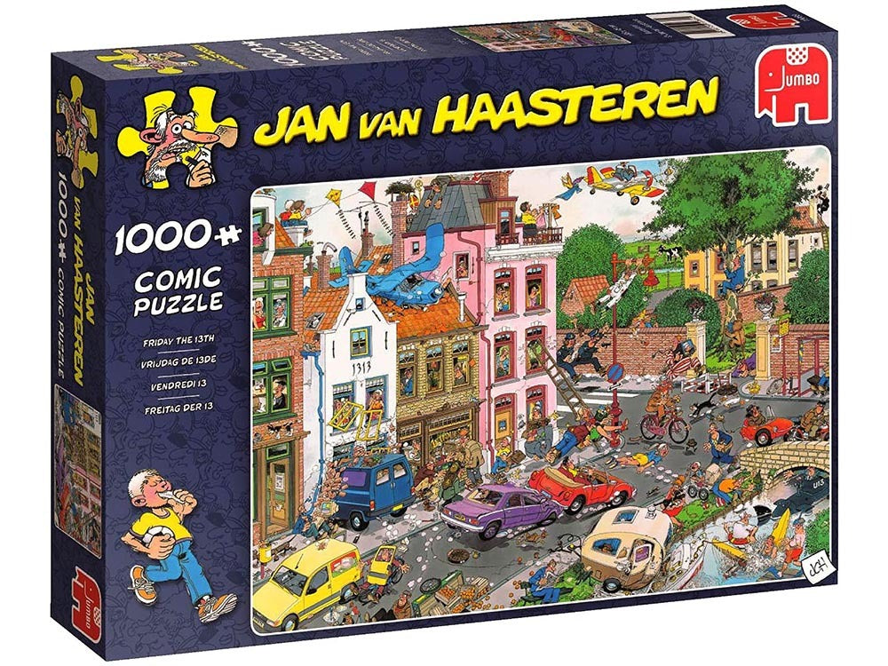 Jan Van Haasteren Puzzle 1000pc - Friday The 13th