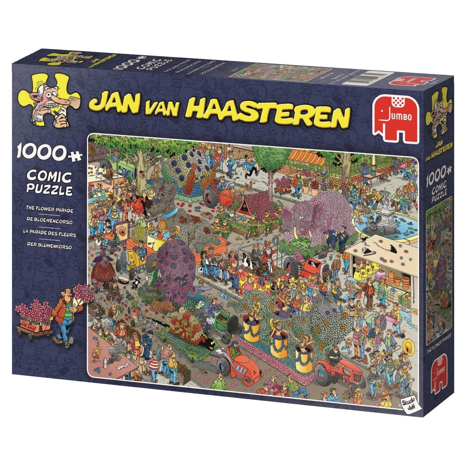 Jan Van Haasteren Puzzle 1000pc - The Flower Parade