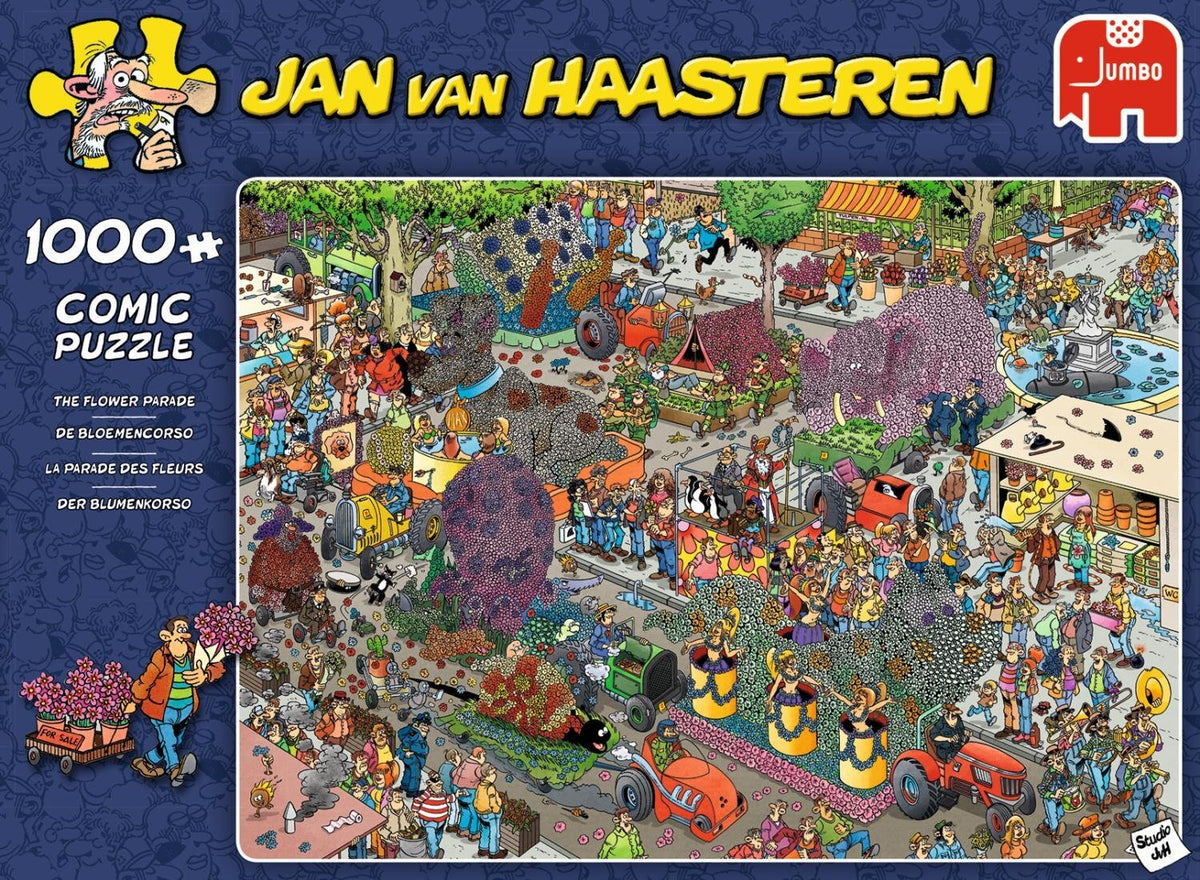 Jan Van Haasteren Puzzle 1000pc - The Flower Parade