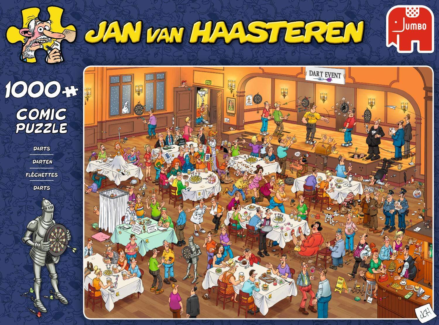Jan Van Haasteren Puzzle 1000pc - Darts