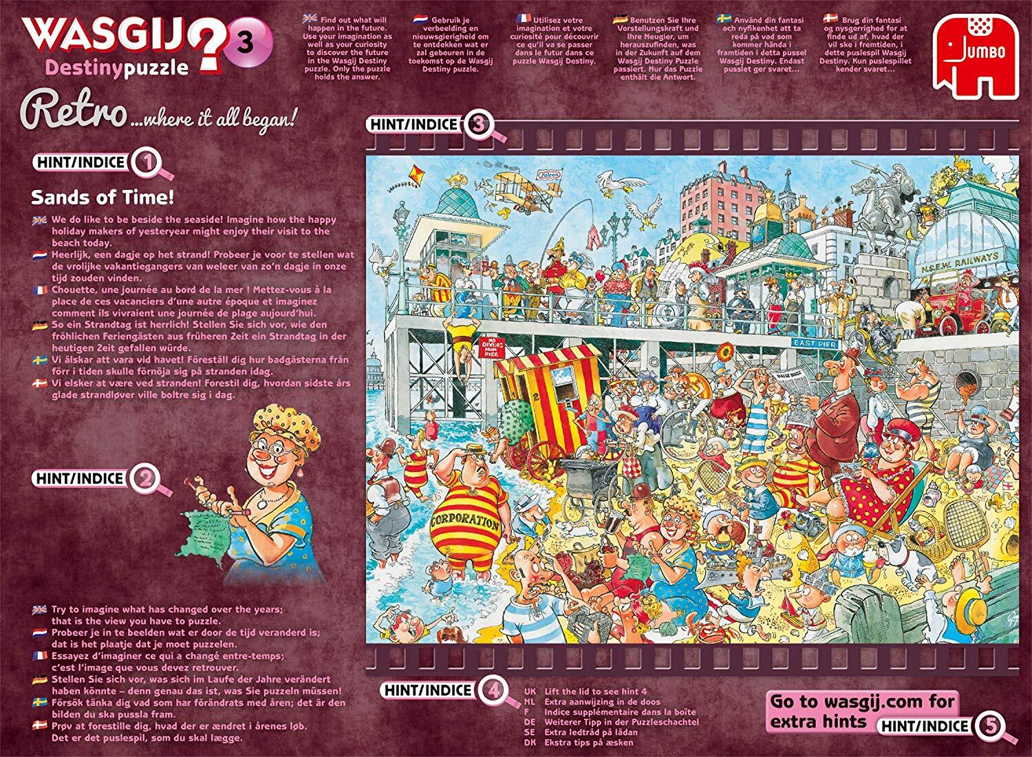 Wasgij? Puzzle 1000pc - Retro Destiny 3 - Sands Of Time