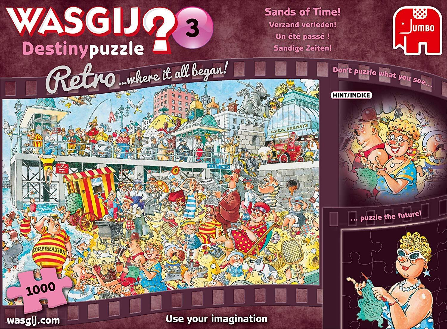 Wasgij? Puzzle 1000pc - Retro Destiny 3 - Sands Of Time