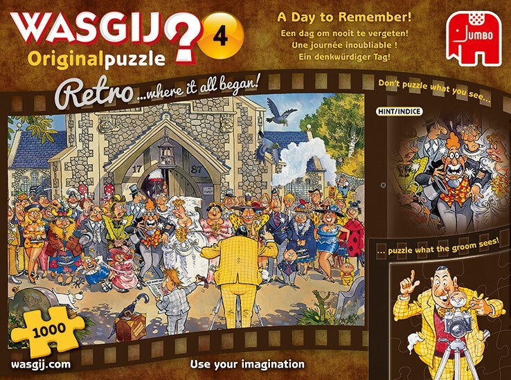 Wasgij? Puzzle 1000pc - Retro Original 4 - A Day To Remember!