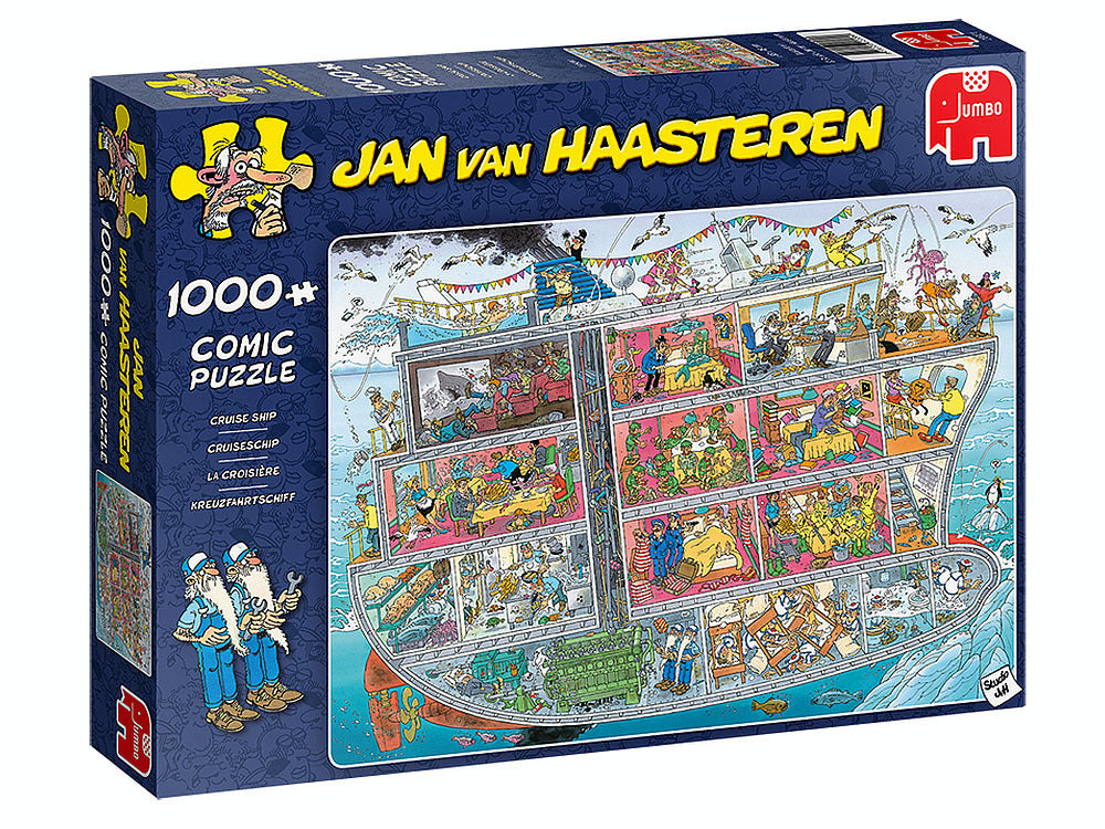 Jan Van Haasteren Puzzle 1000pc - Cruise Ship