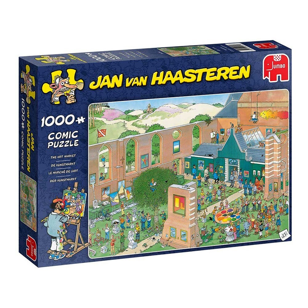 Jan Van Haasteren Puzzle 2000pc - The Art Market