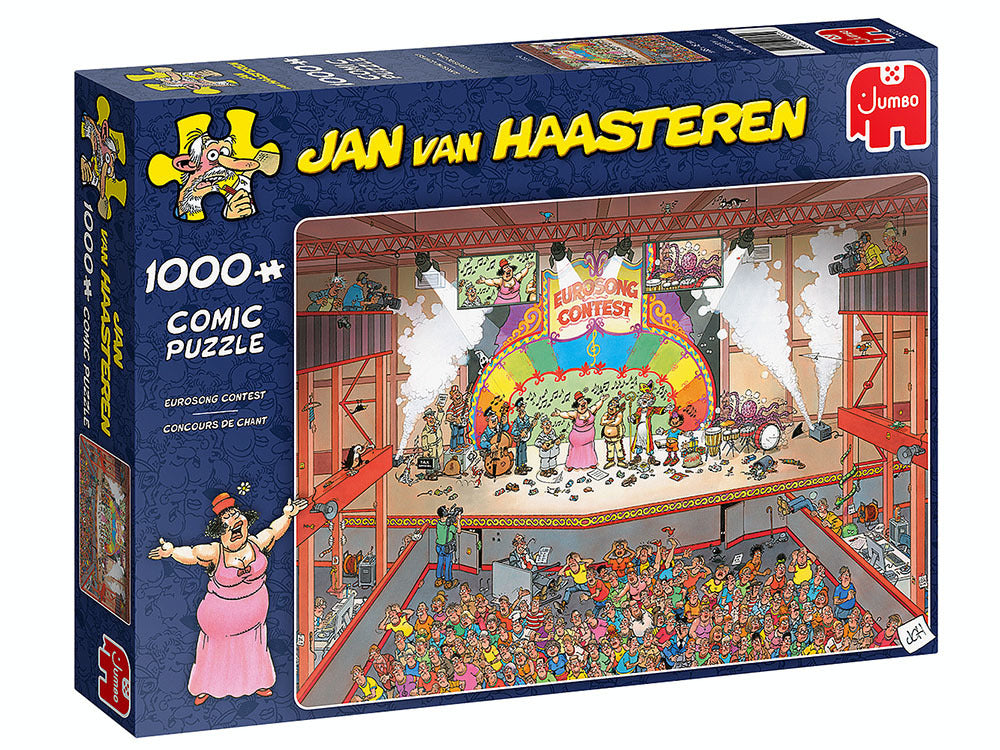 Jan Van Haasteren Puzzle 1000pc - Eurosong Contest