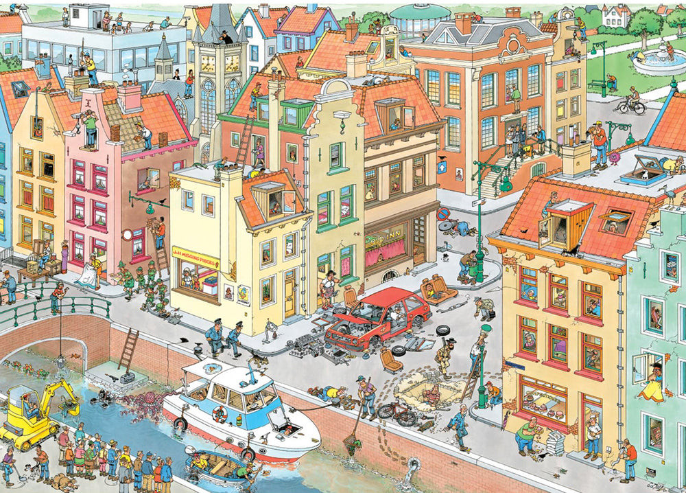 Jan Van Haasteren Puzzle 1000pc - The Missing Piece