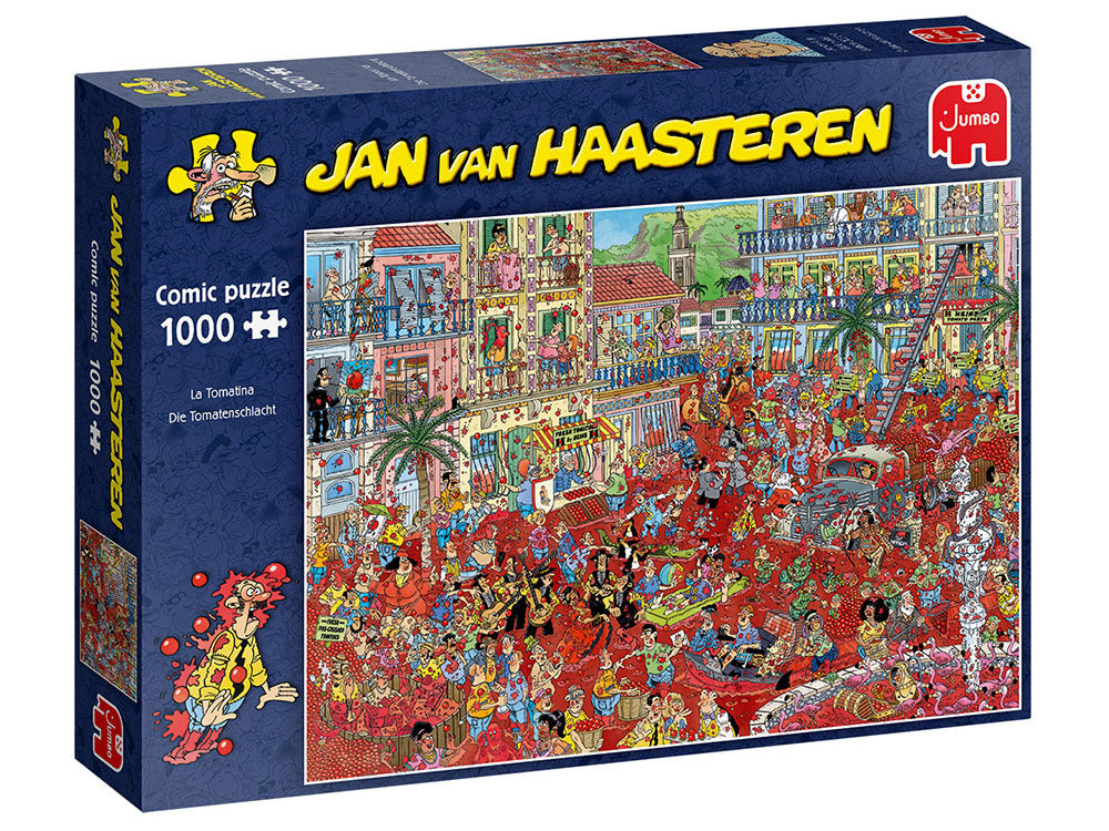 Jan Van Haasteren Puzzle 1000pc - La Tomatina
