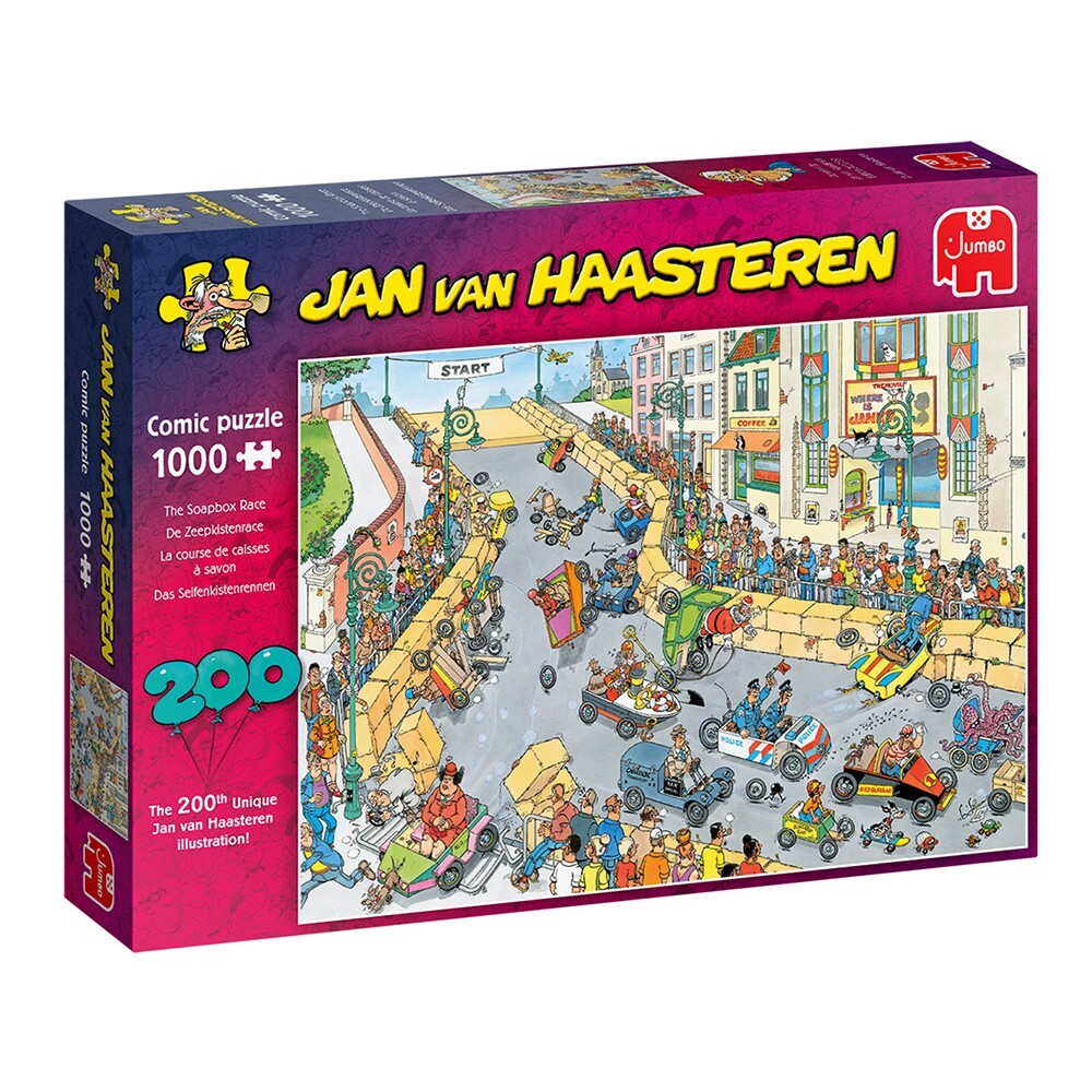 Jan Van Haasteren Puzzle 1000pc - Soapbox Derby