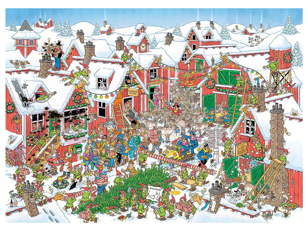 Jan Van Haasteren Puzzle 1000pc - Santa's Village