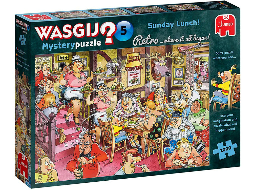 Wasgij? Puzzle 1000pc - Retro Mystery 5 - Sunday Lunch!