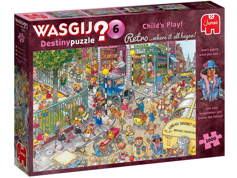 Wasgij? Puzzle 1000pc - Retro Destiny 6 - Child's Play